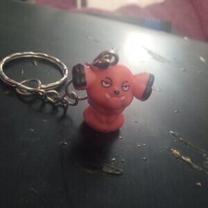 Handmade Pokemon Snubbull Keychain